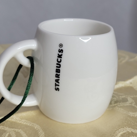 Starbucks Espresso Cup with Siren Ceramic Christmas Ornament - Collectors Piece - Picture 2 of 3